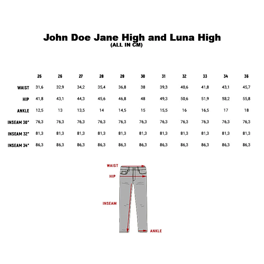 John Doe Jane High Mono Raw 7 John Doe Jane High Mono Raw - Afbeelding 5