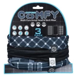 Oxford Comfy Set Black-White-Tartan 11 Oxford Comfy Set Black-White-Tartan -Motoraccessoires oxford comfy set black white tartan 4